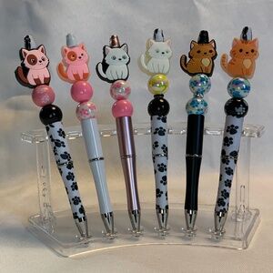 NEW! Handmade Decorated Pens! 5 Piece Set! You Get One!  Your Choice!